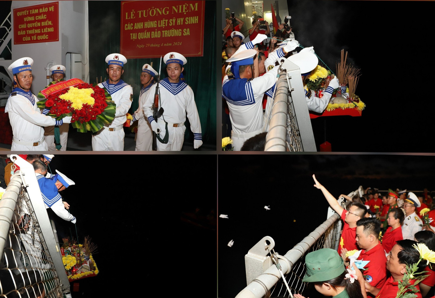 Phút giây bồi hồi tưởng nhớ, tri ân những đóng góp to lớn của các anh hùng.