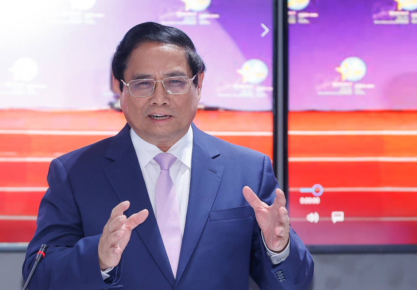 Thủ tướng Phạm Minh Chính phát biểu chỉ đạo tại buổi lễ. Ảnh: VGP. Thủ tướng Phạm Minh Chính phát biểu chỉ đạo tại buổi lễ. Ảnh: VGP.