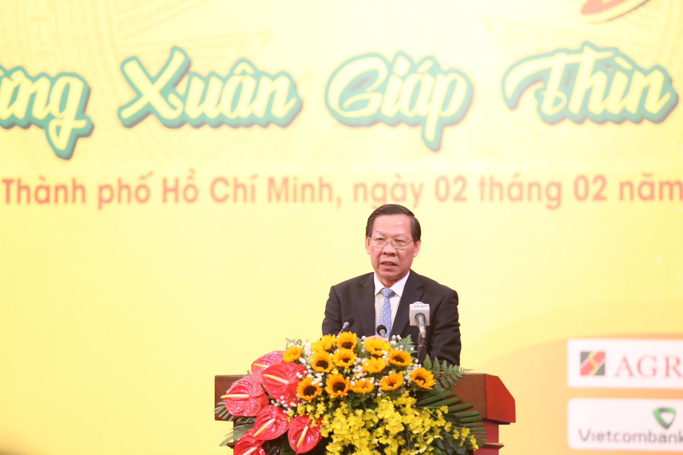 Chủ tịch UBND TPHCM Phan Văn Mãi phát biểu.