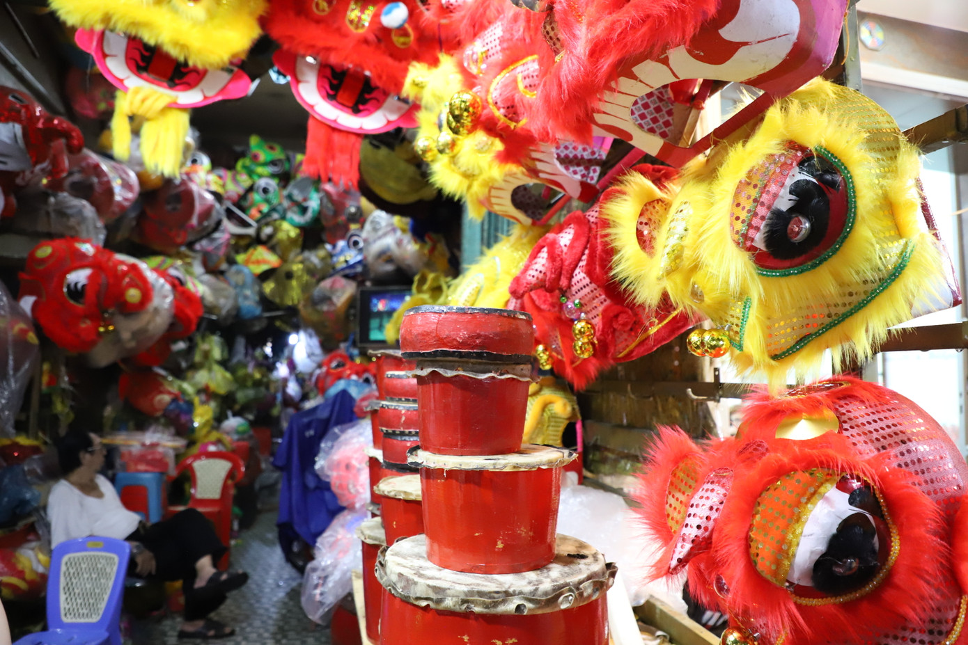 Các loại trống, lân đặc trưng của mùa Trung thu...