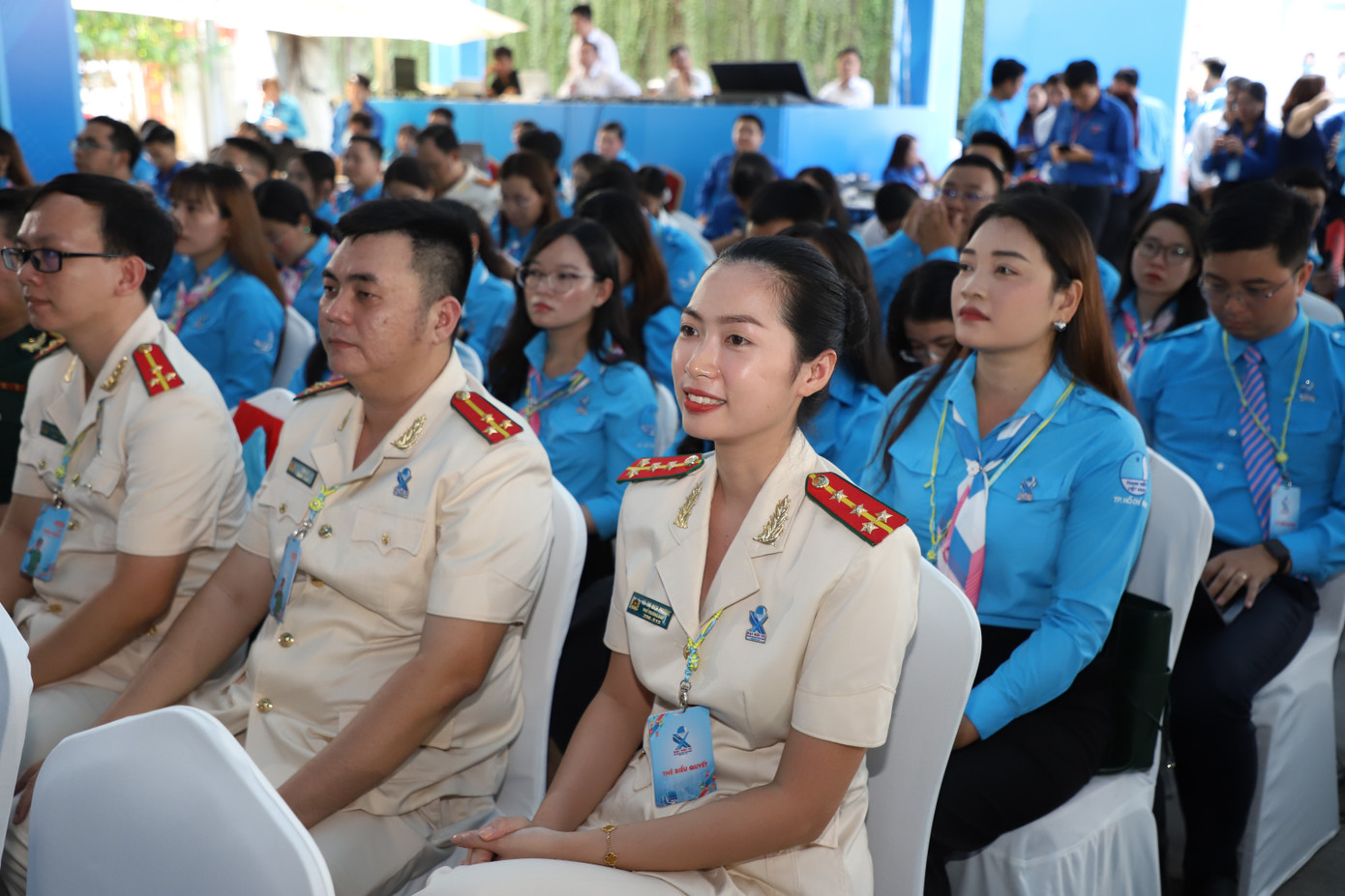 Đến dự phiên trọng thể Đại hội sáng 5/11 có nguyên Phó Chủ tịch nước Trương Mỹ Hoa; Ủy viên dự khuyết Trung ương Đảng, Bí thư thứ nhất Trung ương Đoàn Bùi Quang Huy; Phó Bí thư Thường trực Thành ủy TPHCM Nguyễn Hồ Hải...