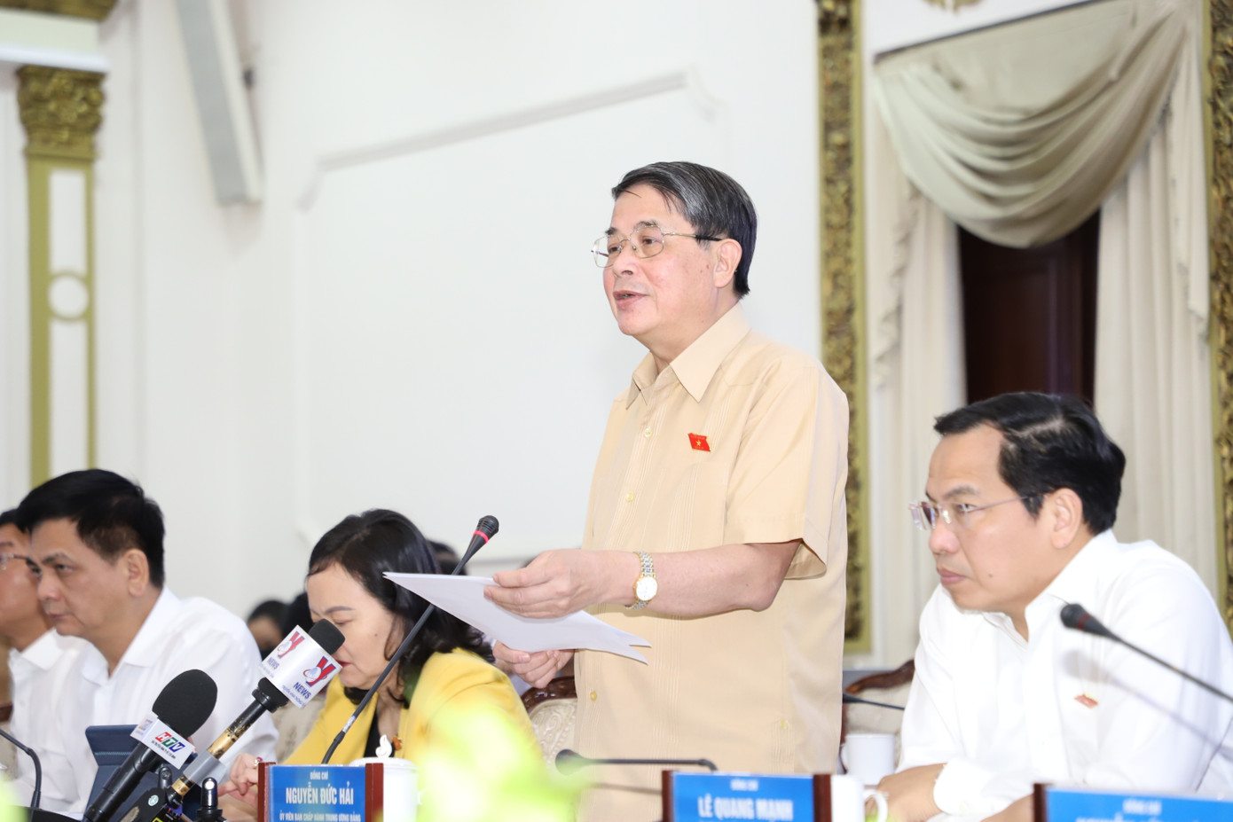 Phó Chủ tịch Quốc hội Nguyễn Đức Hải kết luận buổi giám sát. Ảnh: Ngô Tùng Phó Chủ tịch Quốc hội Nguyễn Đức Hải kết luận buổi giám sát. Ảnh: Ngô Tùng