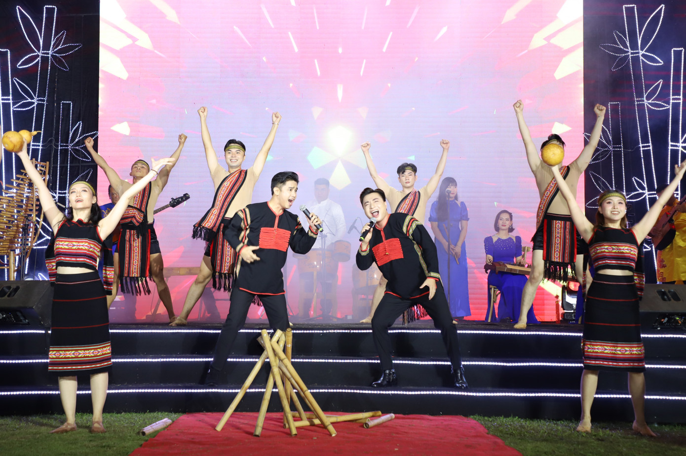 Tiết mục mang âm hưởng cao nguyên đại ngàn.
