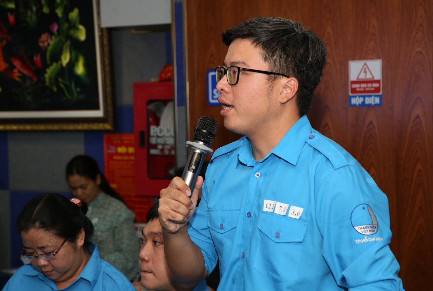 Cán bộ Hội tham gia thảo luận chương trình, công tác Hội năm 2024. Cán bộ Hội tham gia thảo luận chương trình, công tác Hội năm 2024.