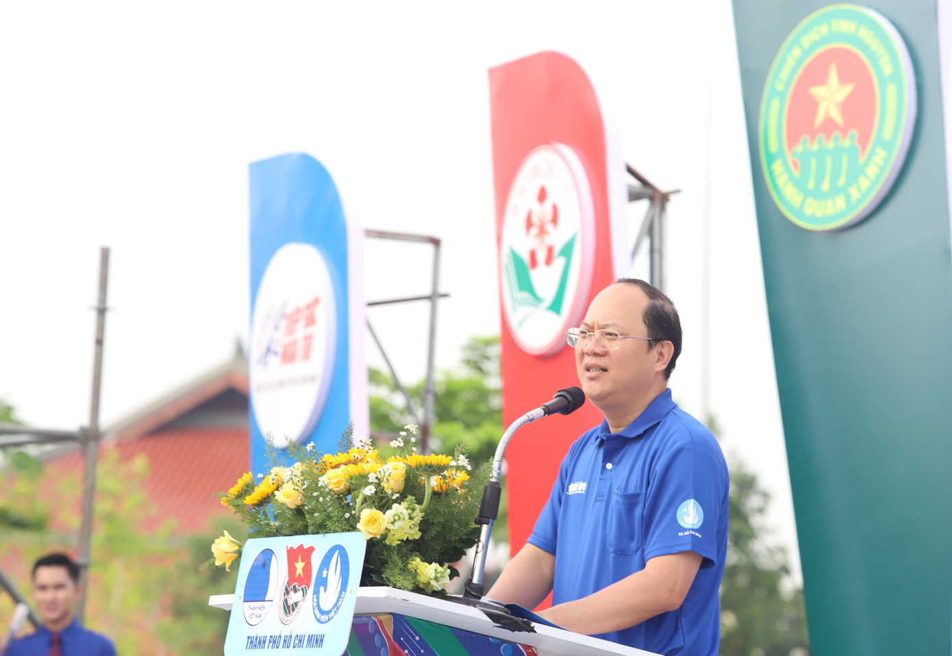 Ông Nguyễn Hồ Hải chia sẻ tại buổi lễ. Ông Nguyễn Hồ Hải chia sẻ tại buổi lễ.