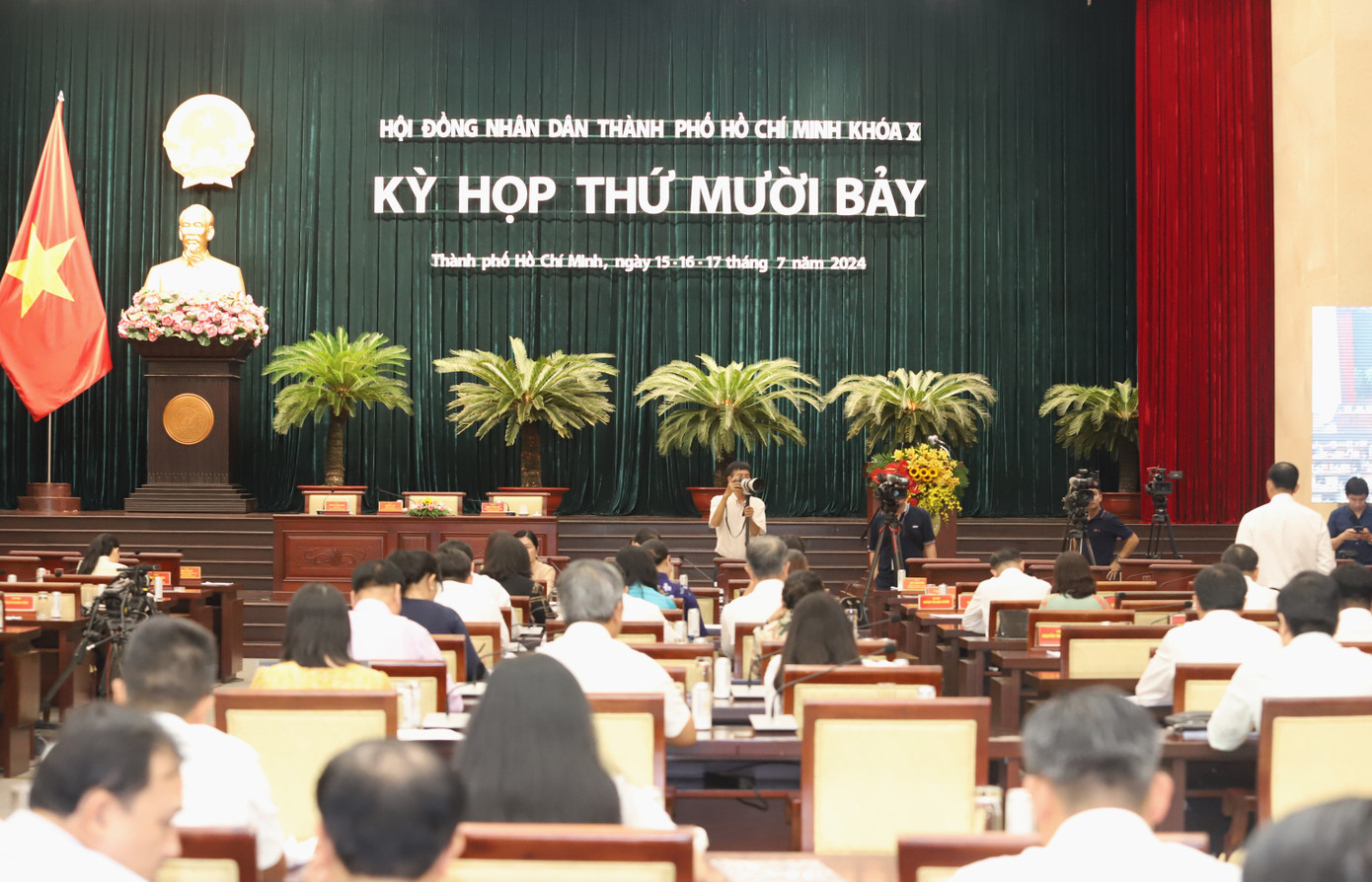 Kỳ họp thứ 17 HĐND TPHCM khóa X diễn ra từ 15 - 17/7. Ảnh: Ngô Tùng Kỳ họp thứ 17 HĐND TPHCM khóa X diễn ra từ 15 - 17/7. Ảnh: Ngô Tùng