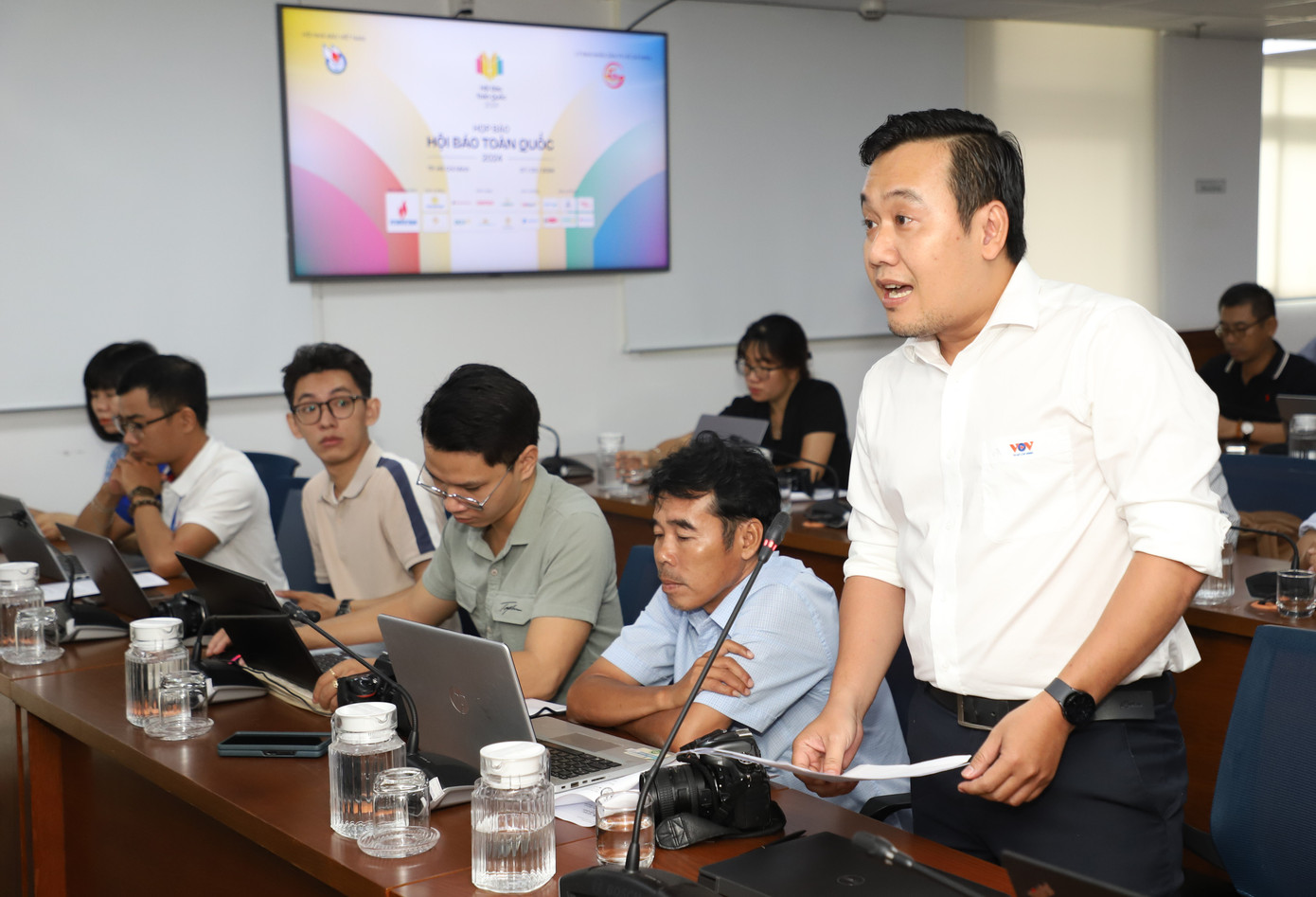 Quang cảnh buổi họp báo thông tin về Hội báo toàn quốc năm 2024