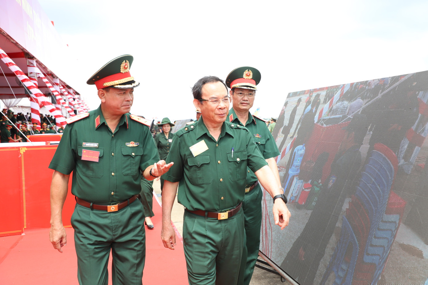 Bí thư Thành ủy TPHCM Nguyễn Văn Nên tại buổi lễ. Ảnh: Ngô Tùng.