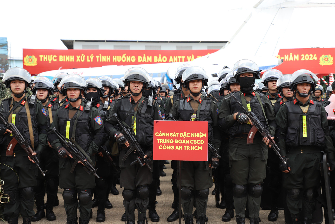 Các chiến sĩ tham gia diễn tập được chọn lọc trong đội ngũ những người tinh nhuệ.