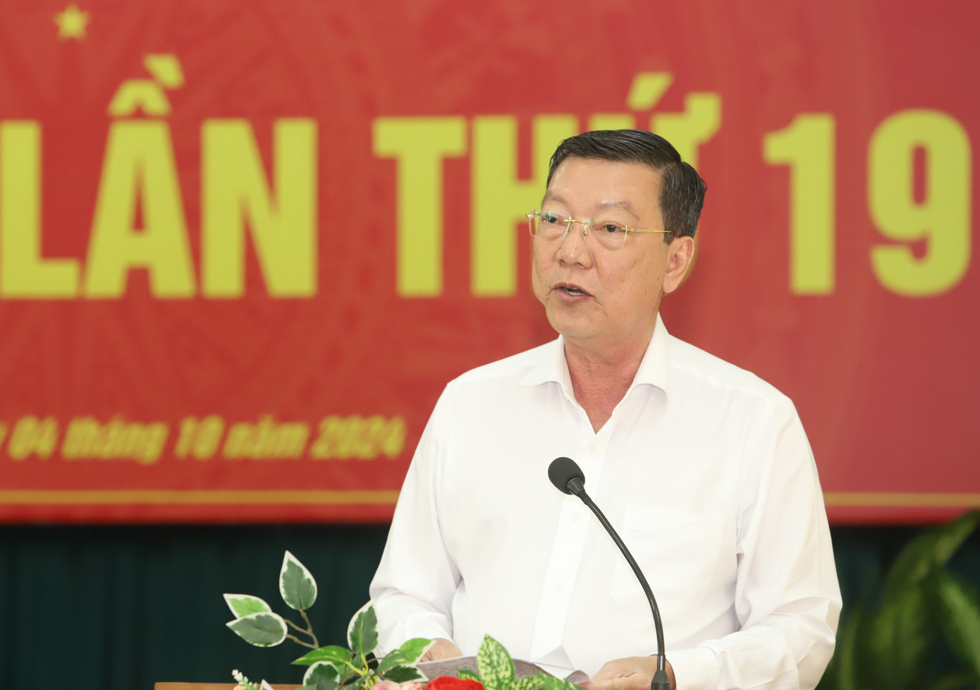 Chủ tịch UBND huyện Cần Giờ Nguyễn Văn Hồng. Ảnh: Ngô Tùng