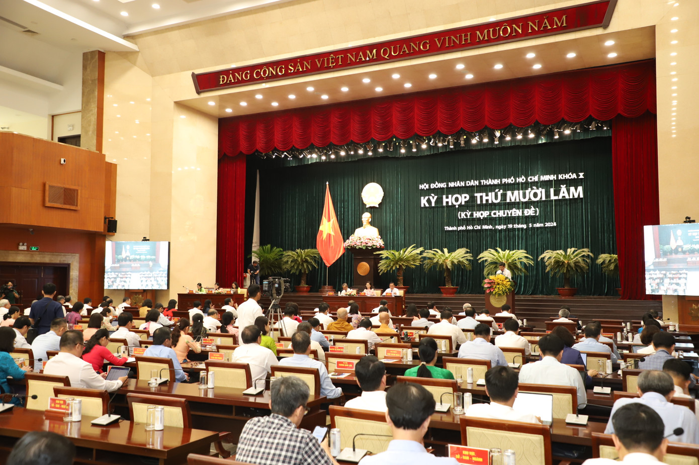 Quang cảnh kỳ họp chuyên đề HĐND TPHCM lần thứ 15, khóa X. Ảnh: Ngô Tùng