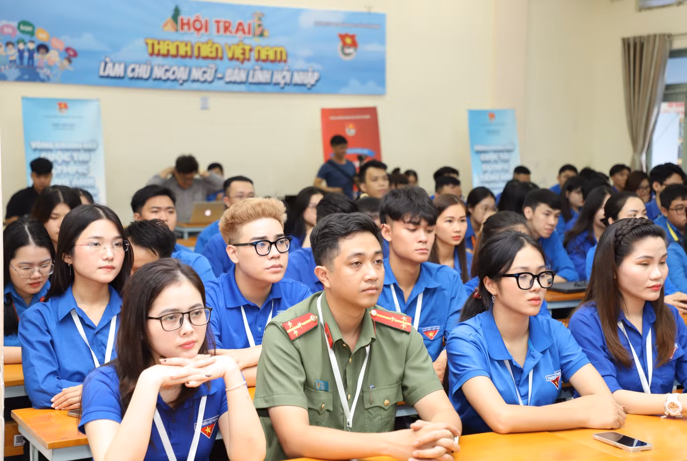 Hội trại có sự góp mặt của gần 100 bạn cán bộ các cơ sở Đoàn, Hội, các cơ quan, đơn vị trên toàn quốc.