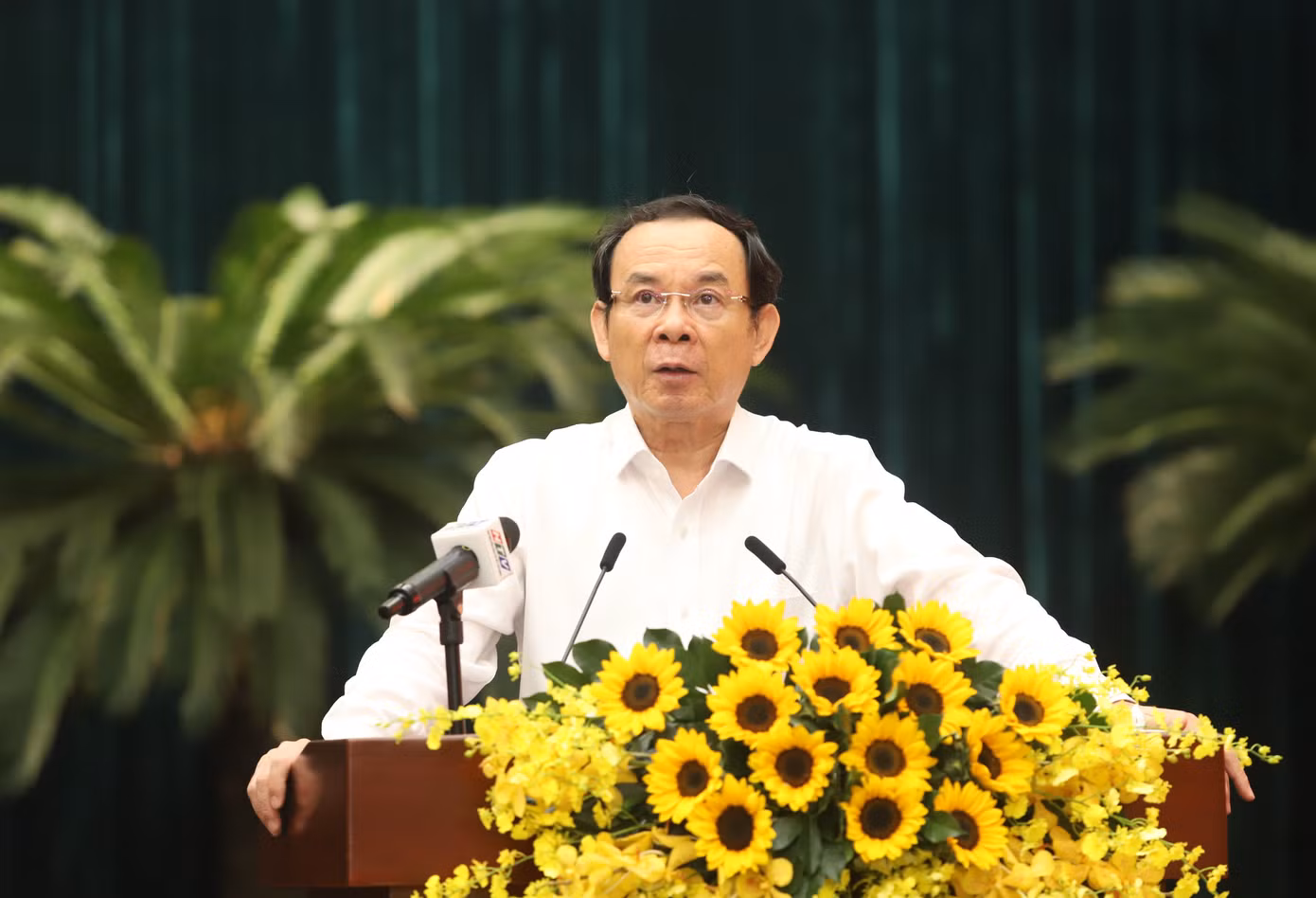 Bí thư Thành ủy TPHCM Nguyễn Văn Nên. Ảnh: Ngô Tùng