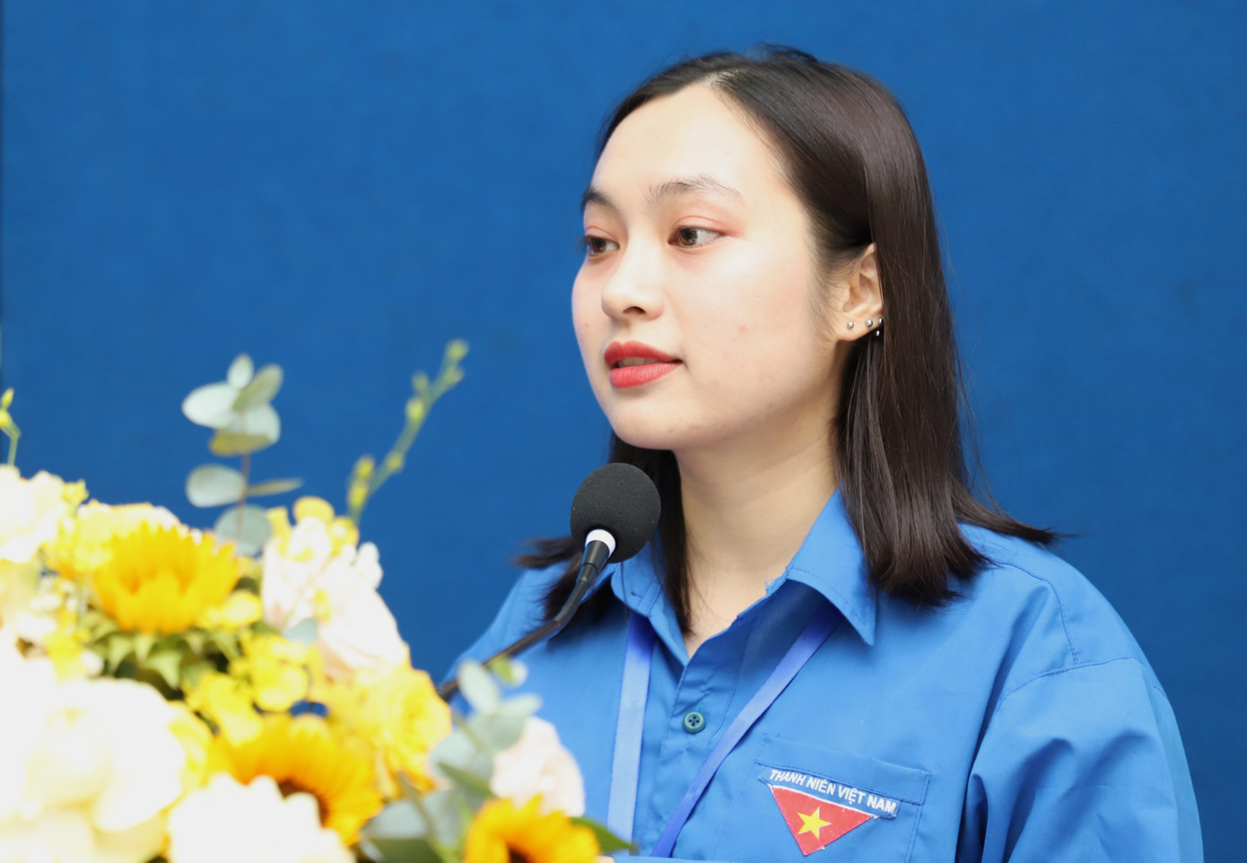 Bạn Lê Hoài Anh tin tưởng các đại biểu thanh niên sẽ có trải nghiệm học hỏi, nâng cao kỹ năng sau kỳ hội trại này. Bạn Lê Hoài Anh tin tưởng các đại biểu thanh niên sẽ có trải nghiệm học hỏi, nâng cao kỹ năng sau kỳ hội trại này.