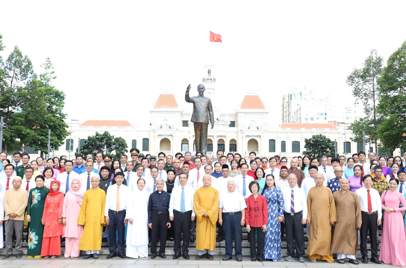 Đại hội MTTQ Việt Nam TPHCM lần thứ XII, nhiệm kỳ 2024-2029, diễn ra trong hai ngày 2-3/10. Ảnh: Ngô Tùng