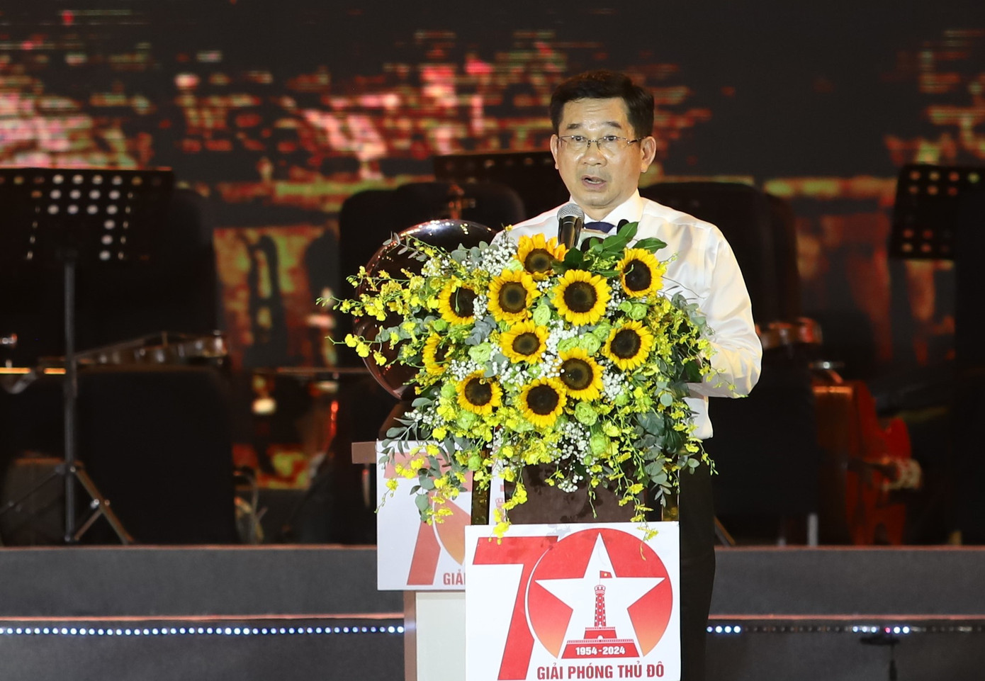 Ông Dương Ngọc Hải phát biểu khai mạc chương trình "Những ngày Hà Nội tại TPHCM" hồi cuối tháng 8. Ảnh: Ngô Tùng Ông Dương Ngọc Hải phát biểu khai mạc chương trình "Những ngày Hà Nội tại TPHCM" hồi cuối tháng 8. Ảnh: Ngô Tùng