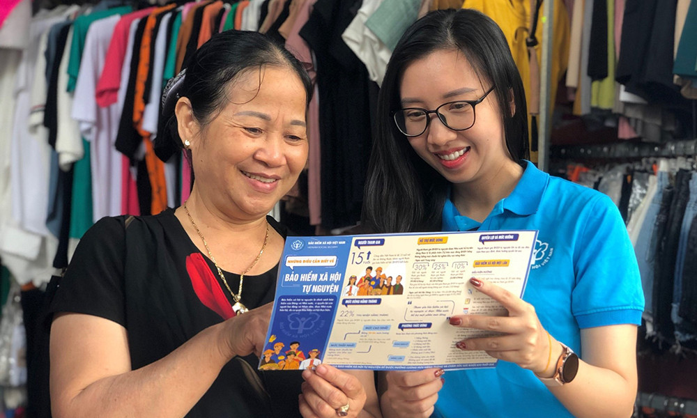 Vận động lao động tự do, hộ kinh doanh nhỏ tham gia BHXH tự nguyện tại Bắc Giang.