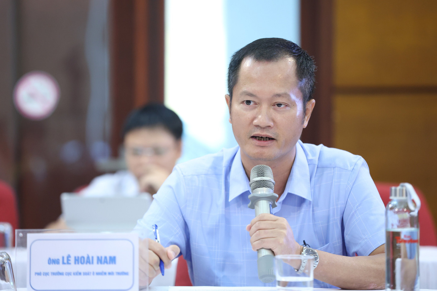 Ông Lê Hoài Nam, Phó Cục trưởng Cục Kiểm soát ô nhiễm môi trường, Bộ Tài nguyên và Môi trường.