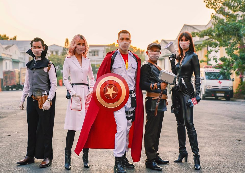 Hà Anh hoá siêu anh hùng nóng bỏng trong MV tuyên truyền chống dịch COVID-19 ảnh 1