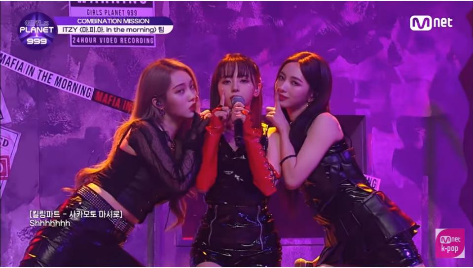 Màn trình diễn ca khúc Mafia In The Morning của đội dẫn đầu vòng thử thách thứ hai.