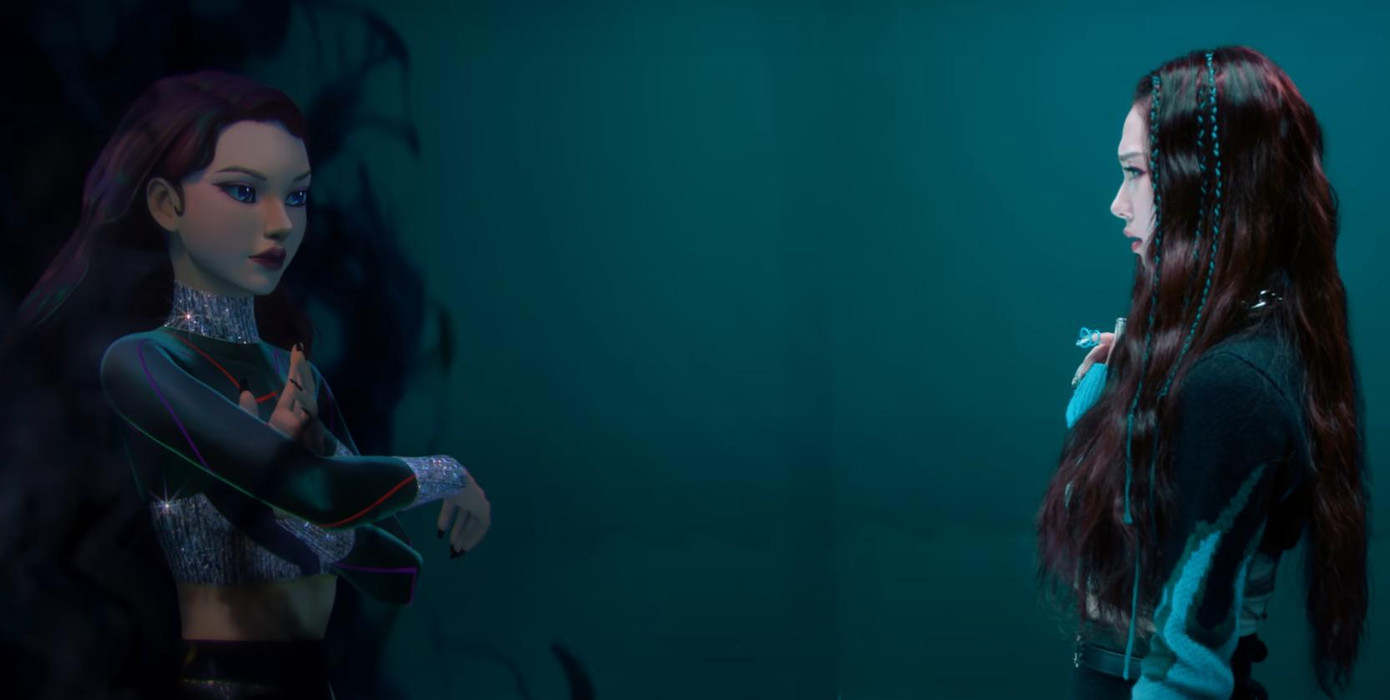 Đây có thể là ẩn ý về việc Karina đã bị Rắn Đen thôi miên khiến ae của cô cũng bị kiểm soát tại vùng đất ảo.