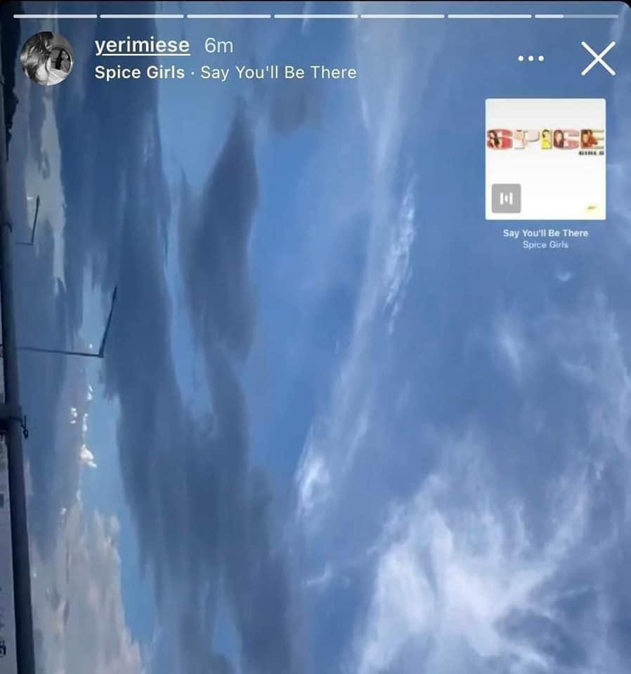 Gần đây, Yeri đã chia sẻ 2 ca khúc của Spice Girls.