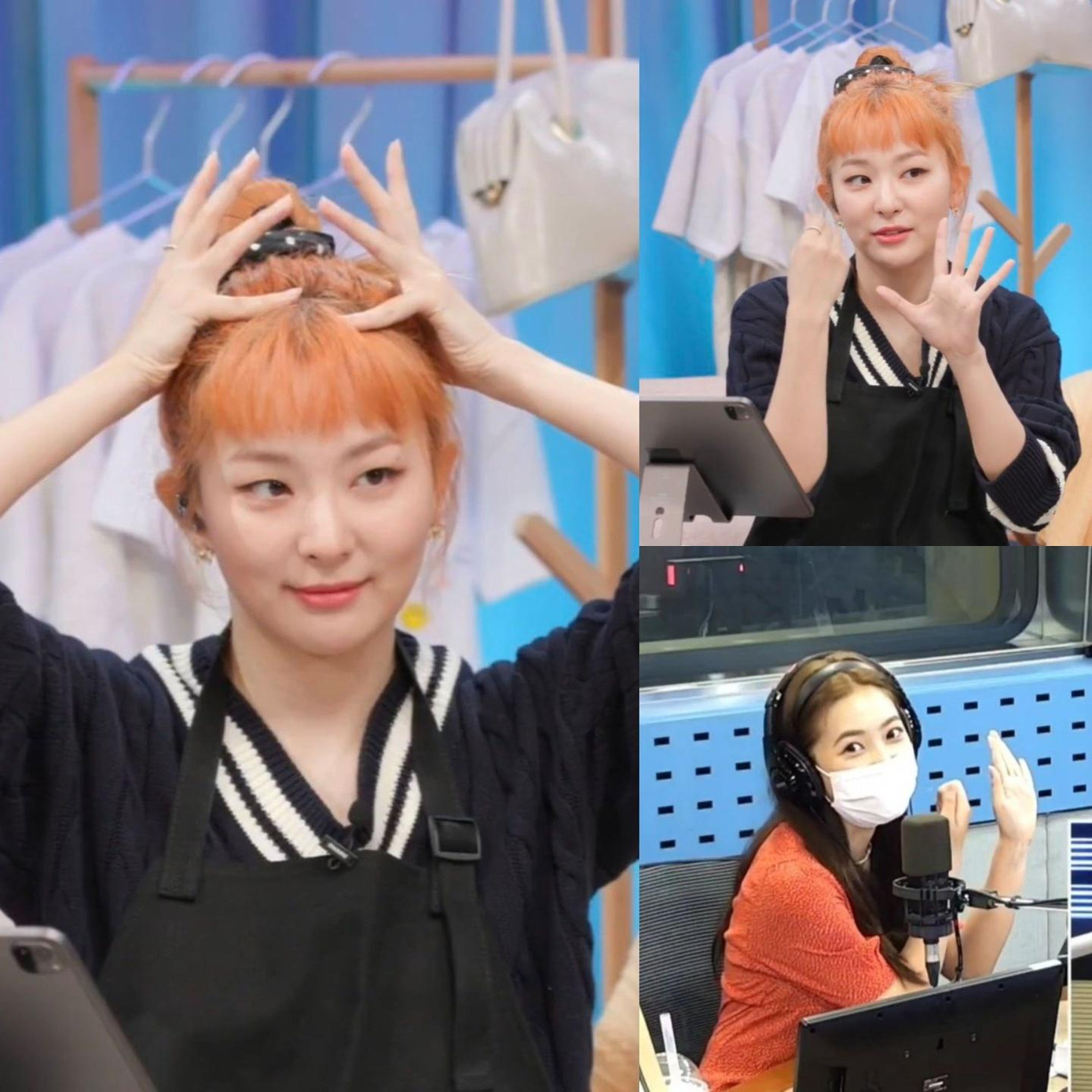 Seulgi và Yeri tiết lộ vũ đạo gõ cửa của ca khúc chưa ra mắt.