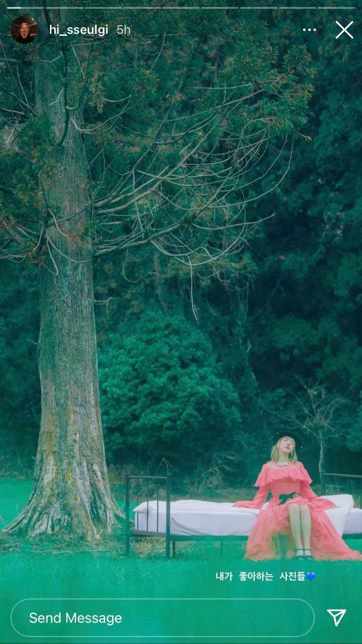 Seulgi đăng tải loạt story ủng hộ mini album solo đầu tay của cô bạn thân.