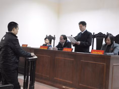 Toàn tuyên y án sơ thẩm tử hình với bị cáo Đặng Trần Hoài. Ảnh: Tuấn Nguyễn