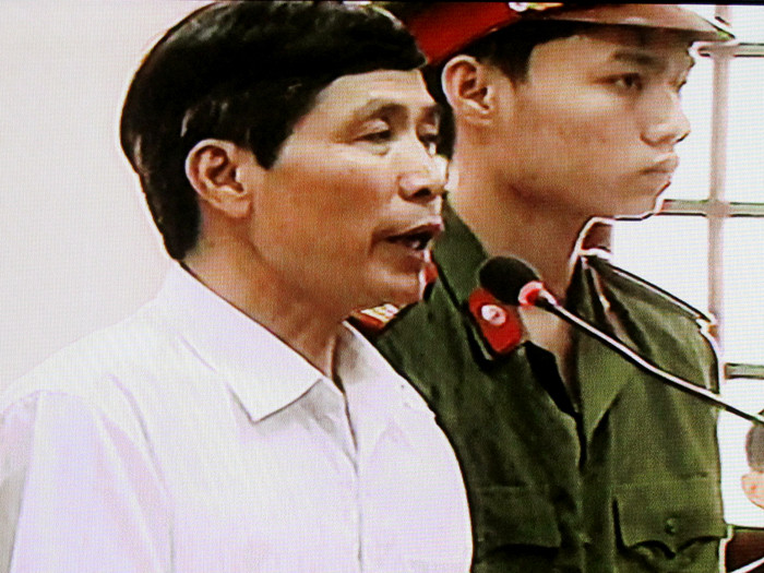 Bị cáo Nguyễn Văn Khanh trong phiên sơ thẩm