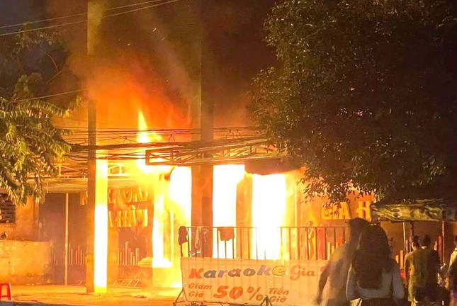 Hiện trường vụ cháy Hiện trường vụ cháy