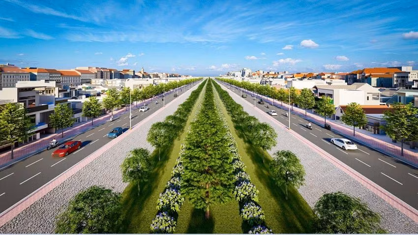 Phối cảnh dự án ở giai đoạn 1.