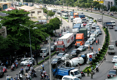 Ùn tắc giao thông là mối quan ngại đối với các đô thị Việt Nam