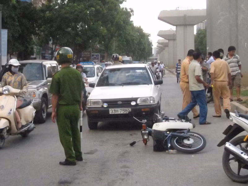 Hiện trường vụ tai nạn
