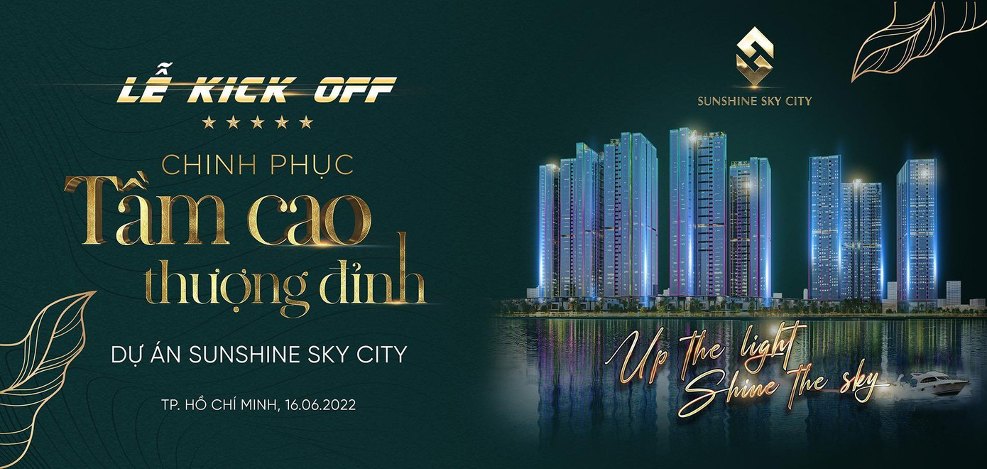 Lễ Kick-off Sunshine Sky City truyền cảm hứng “Chinh phục tầm cao thượng đỉnh” cho hơn 1.500 chiến binh kinh doanh Lễ Kick-off Sunshine Sky City truyền cảm hứng “Chinh phục tầm cao thượng đỉnh” cho hơn 1.500 chiến binh kinh doanh