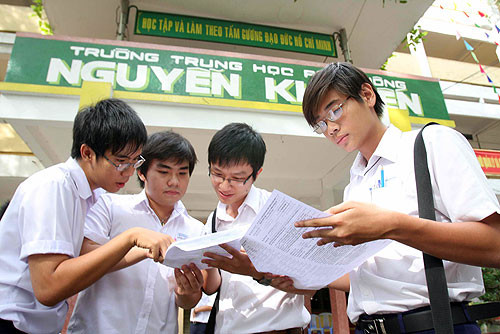 Thí sinh dự thi tốt nghiệp THPT. Ảnh minh họa