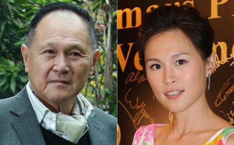 Nhà tài phiệt Cecil Chao và con gái Gigi. Ảnh: SCMP