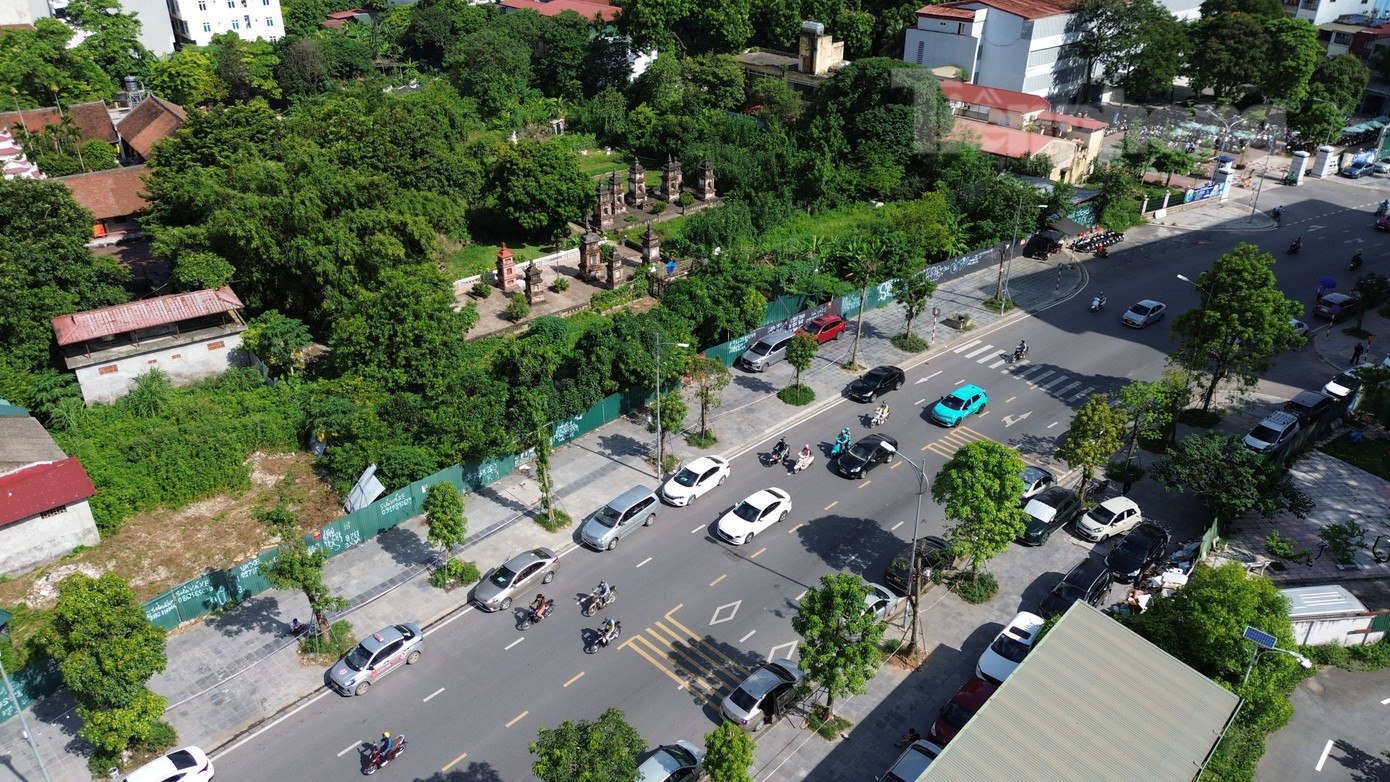 Phố Pháo Đài Láng mới được điều chỉnh độ dài.