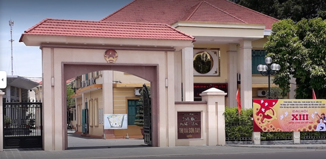 Trụ sở UBND thị xã Sơn Tây