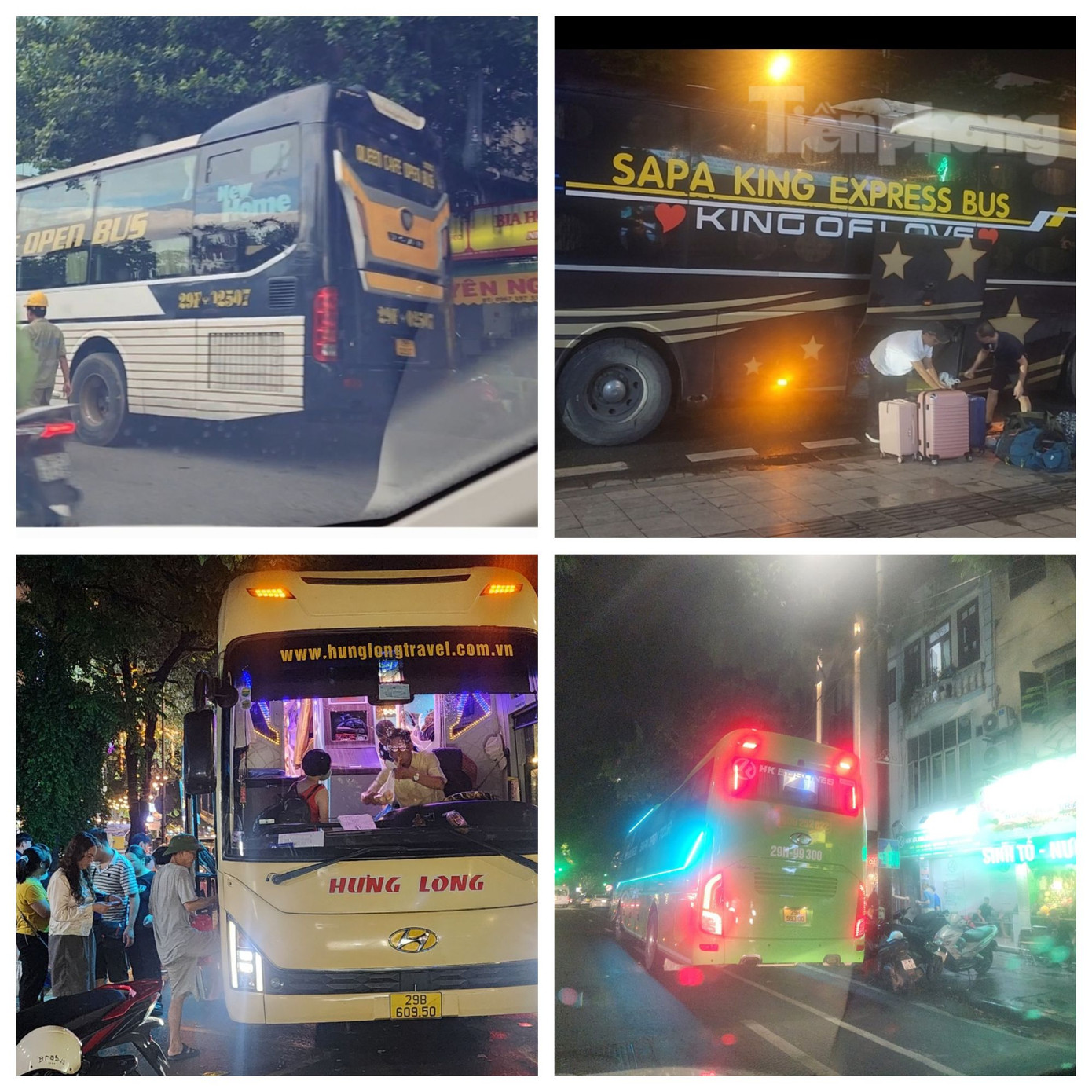 Đặc biệt về đêm, xe hợp đồng hoạt động đón khách trả khách tại trụ sở văn phòng khá "nhộn nhịp".