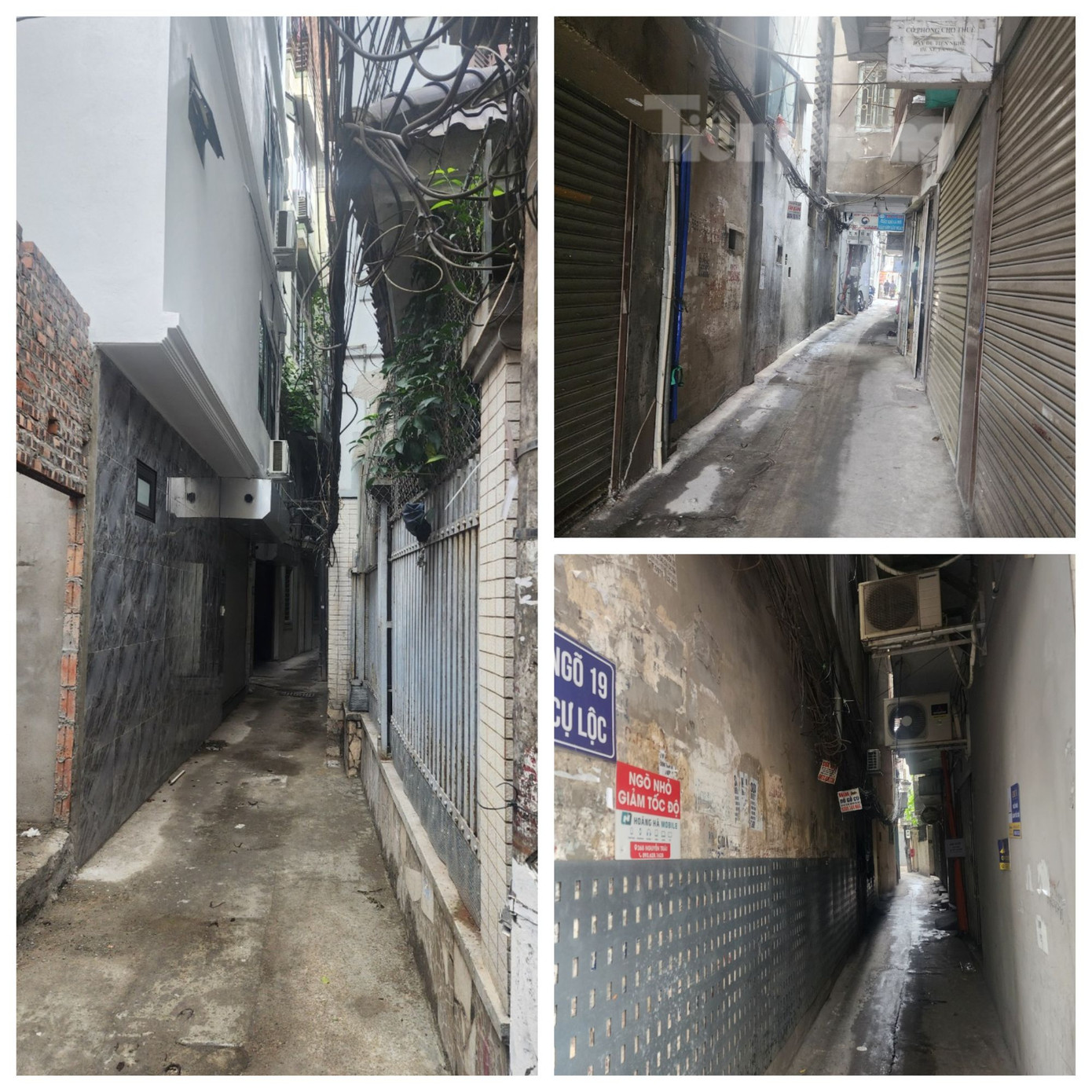 Nhiều nhà cho thuê trọ tại quận Thanh Xuân ở trong ngõ rất nhỏ, xe cứu hỏa khó tiếp cận khi xảy ra sự cố cháy nổ.