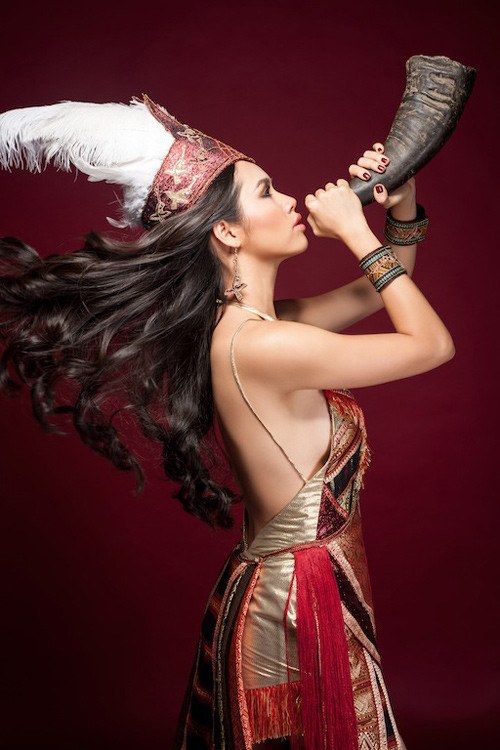 Chiếc tù và đặc biệt mà Hoàng My mang tới cuộc thi