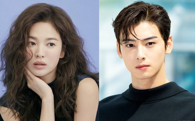 Song Hye Kyo bị đồn hẹn hò mỹ nam kém 16 tuổi Cha Eun Woo. Ảnh: Internet.