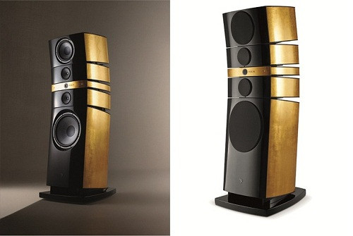 Cận cảnh bộ loa dát vàng hơn 8 tỷ vừa về Việt Nam ảnh 4