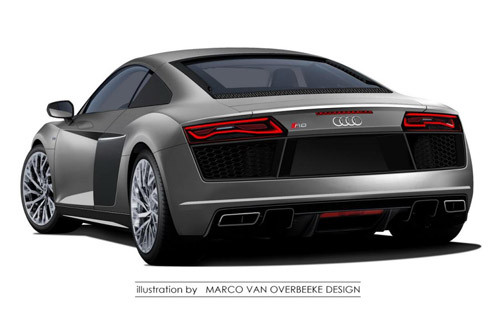 Lộ Audi R8 2015 thiết kế đậm chất thể thao ảnh 1