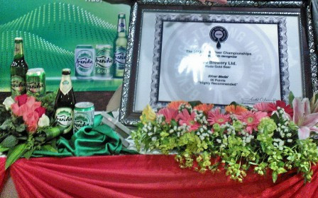 Hai sản phẩm bia Huế giành ngôi Á quân Thế giới