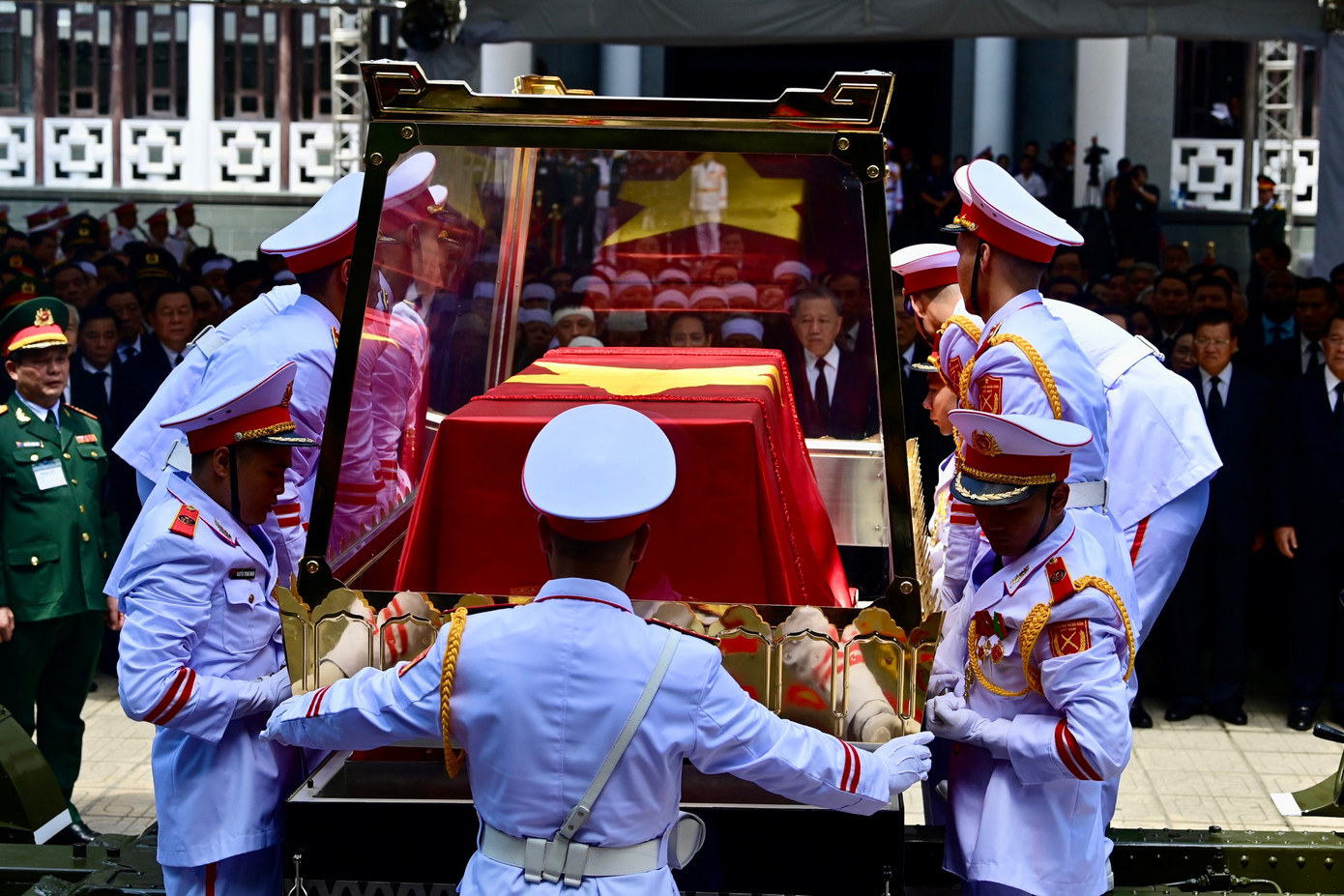 Cử hành trọng thể lễ truy điệu Tổng Bí thư Nguyễn Phú Trọng ảnh 16