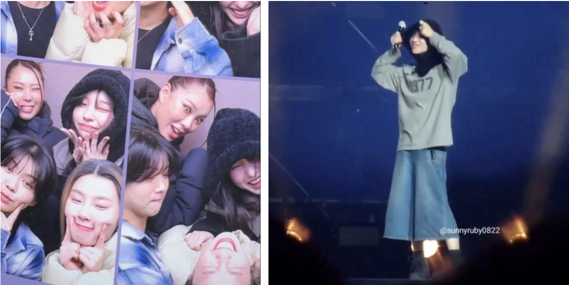 Cả hai bị "soi" là sở hữu mũ len đôi và nhiều điểm trùng hợp khác trong outfit của Taemin và No:ze. Cả hai bị "soi" là sở hữu mũ len đôi và nhiều điểm trùng hợp khác trong outfit của Taemin và No:ze.