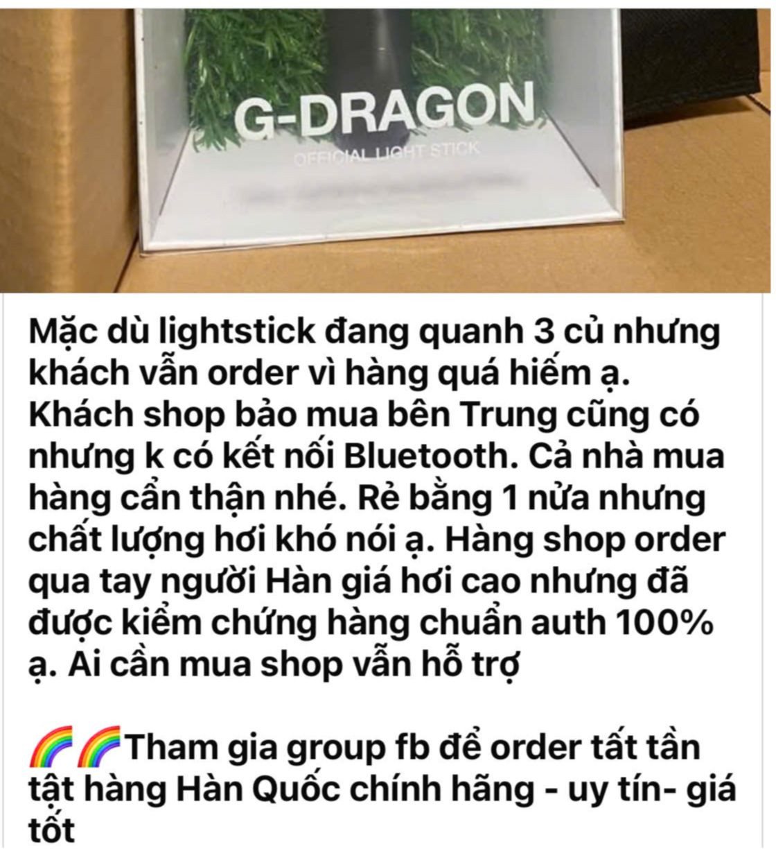 Nhiều seller còn cho biết họ có nguồn hàng tại Trung Quốc giá rẻ nhưng "chất lượng khó nói". Nhiều seller còn cho biết họ có nguồn hàng tại Trung Quốc giá rẻ nhưng "chất lượng khó nói".
