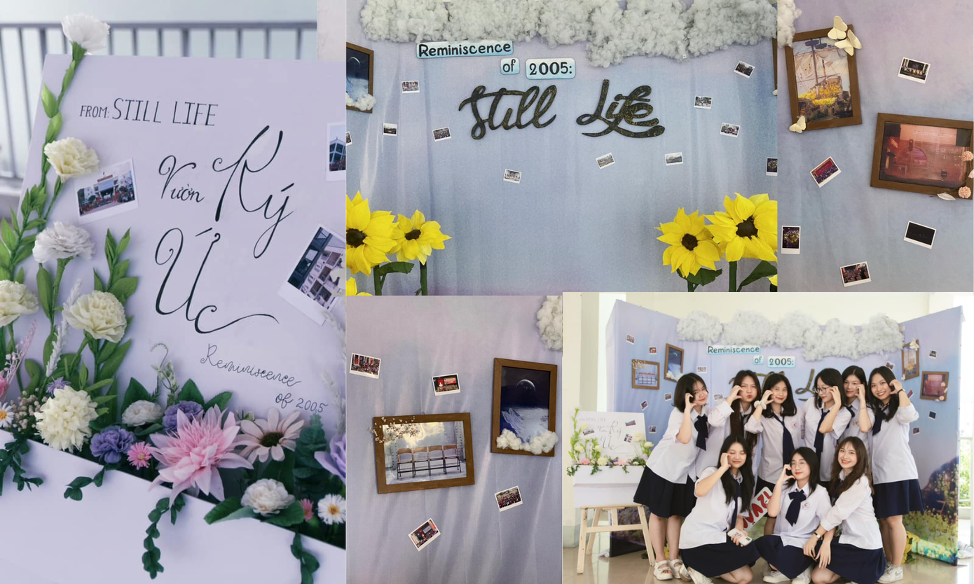 Các góc check-in được trang trí với những vật phẩm đầy hoài niệm mà teen thuộc ban tổ chức của Reminiscence of 2005: Still Life chuẩn bị cho các bạn khối 12 THPT chuyên Hạ Long. Các góc check-in được trang trí với những vật phẩm đầy hoài niệm mà teen thuộc ban tổ chức của Reminiscence of 2005: Still Life chuẩn bị cho các bạn khối 12 THPT chuyên Hạ Long.